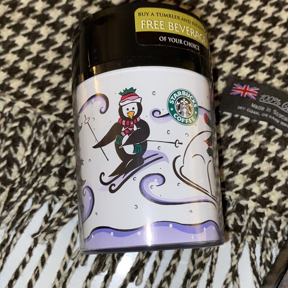 🆕☕️🧜‍♀️STARBUCKS 8 oz. Insulated Penguin/Polar Bear Tumbler - Picture 1 of 12